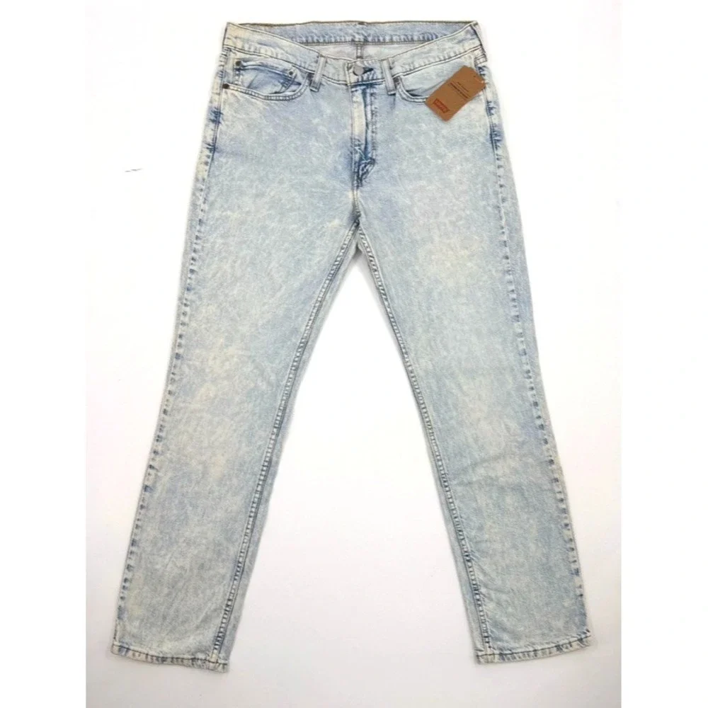 Levi's 511 Slim Fit Jeans Men's 34x30 Light Blue Denim NWT Reclaimed Sustainable